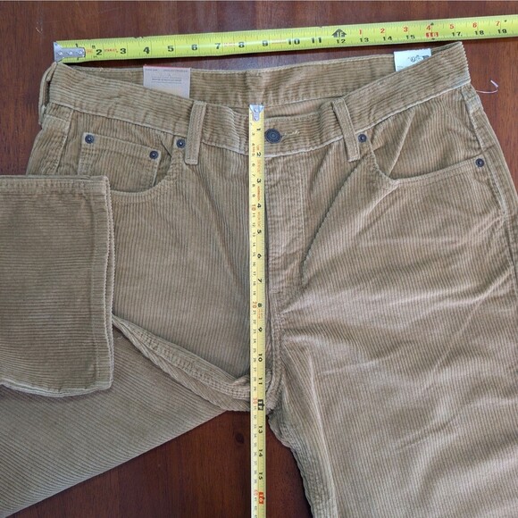 Levis Low Pro Corduroy Mid Rise Relaxed Straight Leg Pants Mens 32x30 Casual NEW - Picture 9 of 9